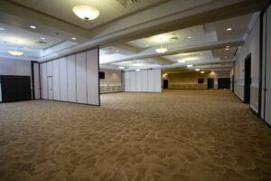 Ocoee Lakeshore Center Banquet Room with dividers partial shown