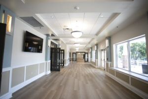 Ocoee Lakeshore Center Lobby Entrance for meetings and events