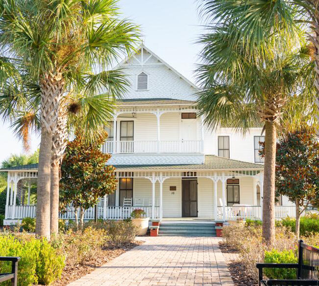 The historic Withers-Maguire House at Ocoee Lakeshore Center venue for weddings and events that was photo by Golden View Video Co.